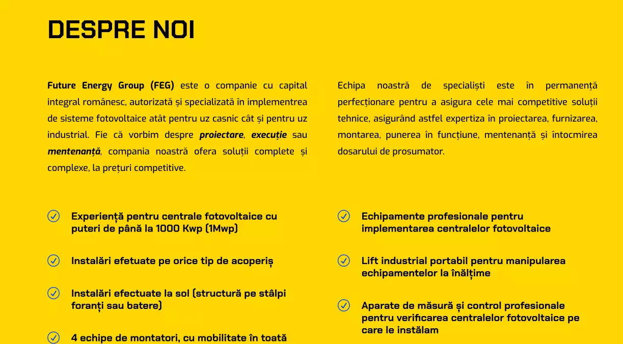 informatii feg energy